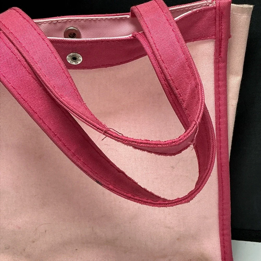 1983 Vintage Cabbage Patch Kids Doll Face Canvas Pink Bag Purse Tote Wallet Rare